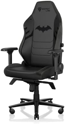 Secretlab Titan Evo Dark Knight Gaming Chair - Reclining, Ergonomic, Comfortable Computer Chair with 4D Armrests, Headrest & Lumbar Support - Regular - Black - Leatherette