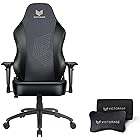 VICTORAGE Computer Gaming Chairs Ergonomic Office Chair with Lumbar Support Adjustable Stool Swivel Rolling Computer Chair