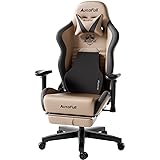 AutoFull Gaming Chair PC Chair with Ergonomics Lumbar Support, Racing Style PU Leather High Back Adjustable Swivel Task Chair