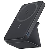 Anker Magnetic Battery, 5,000mAh Foldable Magnetic Wireless Portable Charger with Stand and USB-C (On The Side), Only for iPh