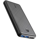 Anker Portable Charger, Power Bank, 20,000mAh Battery Pack with PowerIQ Technology and USB-C (Recharging Only) for iPhone 15/
