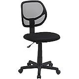 Amazon Basics Office Computer Task Desk Chair, Low-Back, Pneumatic Seat, Breathable Mesh, Adjustable, Swivel, BIFMA Certified