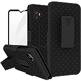 Ailiber Case for Samsung Galaxy Xcover 6 Pro, Samsung Xcover 6 Pro Phone Case Holster with Screen Protector, Swivel Belt Clip