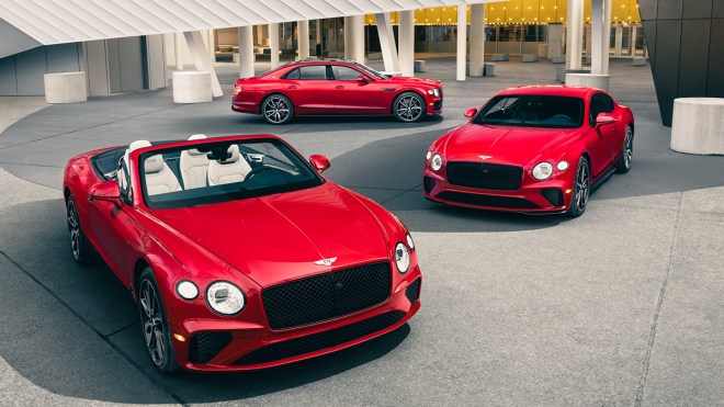 Bentley's Edition 8 Continental GTC, Continental GT, and Flying Spur