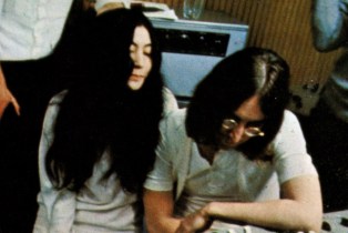 Yoko Ono and John Lennon in the poster for Let It Be