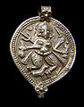 Amulet from Rajasthan, depicting the goddess Durga