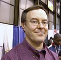 Artist Jerry Ordway at the April 2008 convention.