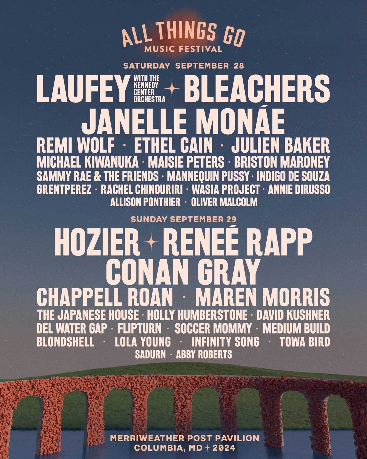 All Things Go Reveals 2024 Lineup with Hozier, Laufey, Reneé Rapp