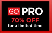 Go Pro 70% Off