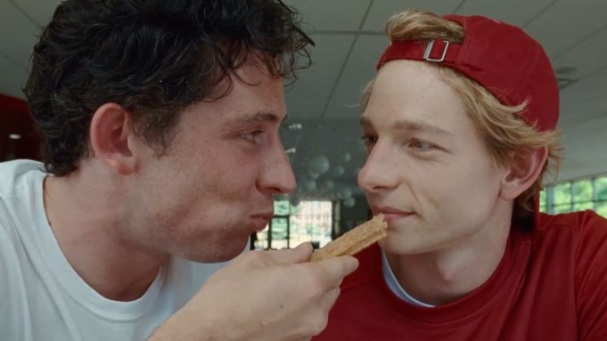 Josh O'Connor and Mike Faist in 'Challengers'