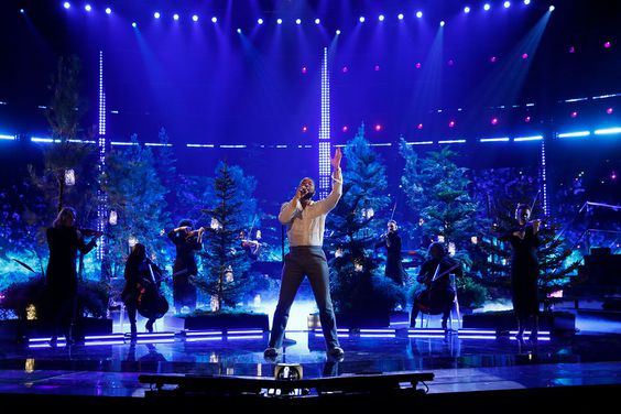 The Voice -- Live Semi-Final Top 8 Eliminations Episode 2219B -- Pictured: John Legend -- (Photo by: Trae Patton/NBC)