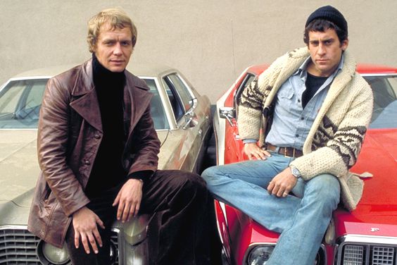 David Soul (left) as the intellectual Kenneth "Hutch" Hutchinson and Paul Michael Glaser as the streetwise David Starsky