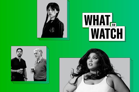 Lizzo in her new doc, 'Love, Lizzo' ; Jenna Ortega as Wednesday Addams in 'Wednesday' ; Joe Mantegna and Adam Rodriguez in 'Criminal Minds: Evolution
