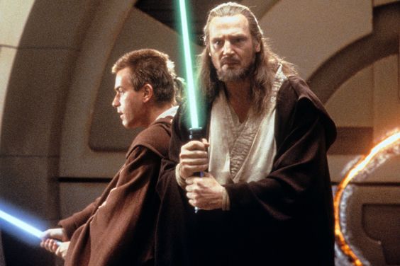 Ewan McGregor and Liam Neeson in 'Star Wars: Episode I — The Phantom Menace'
