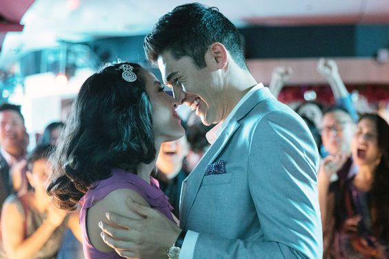 Constance Wu and Henry Golding in "Crazy Rich Asians."