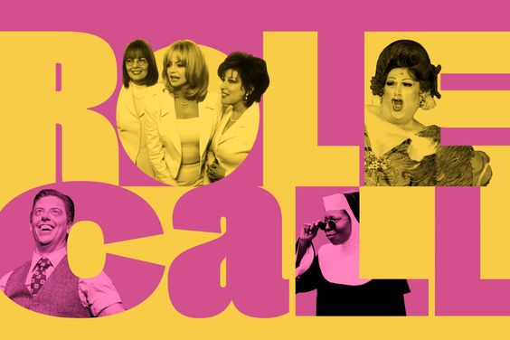 Bette Midler, Goldie Hawn, Diane Keaton on First Wives Club; Harvey Firestein in the stage production of Hairspray; Christian Borle on broadway musical some like it hot; Whoopi Goldberg in Sister Act