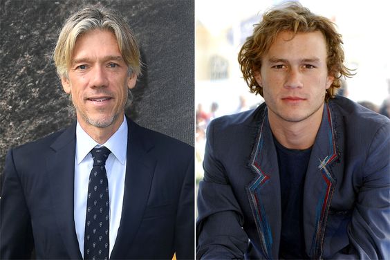 Stephen Gaghan arrives at the Premiere Of Universal Pictures' "Dolittle" at Regency Village Theatre on January 11, 2020 in Westwood, California., Heath Ledger poses during the photocall for "A Knight's Tale" September 1, 2001 at the Deauville Festival of American Cinema in Deauville, France.