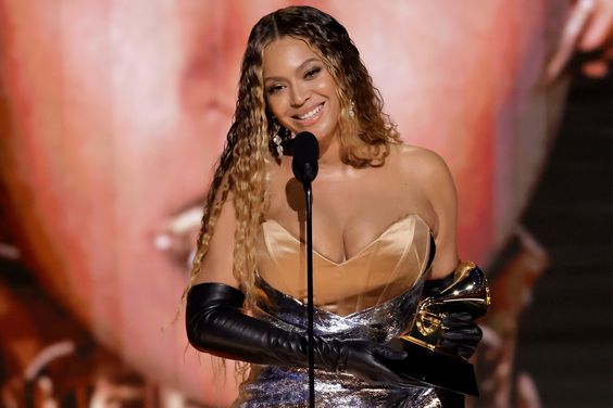 Beyoncé at the 65th Grammy Awards at Crypto.com Arena on Feb. 5, 2023