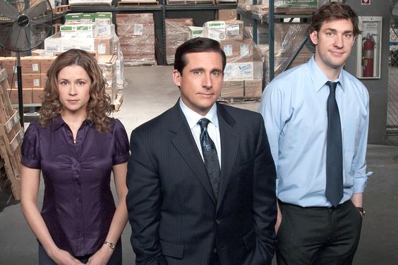 Jenna Fischer, Steve Carell, and John Krasinski from 'The Office'