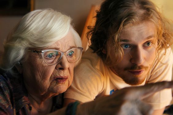 June Squibb and Fred Hechinger appear in Thelma by Josh Margolin, an official selection of the Premieres program at the 2024 Sundance Film Festival. 
