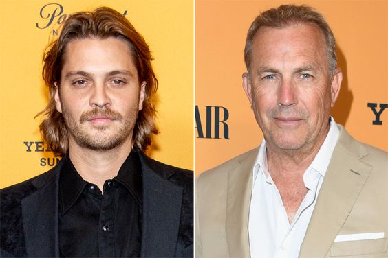 Luke Grimes attends Paramount's "Yellowstone" Season 5 New York Premiere at Walter Reade Theater on November 03, 2022 in New York City, Kevin Costner attends the premiere of Paramount Pictures' "Yellowstone" at Paramount Studios on June 11, 2018 in Hollywood, California.