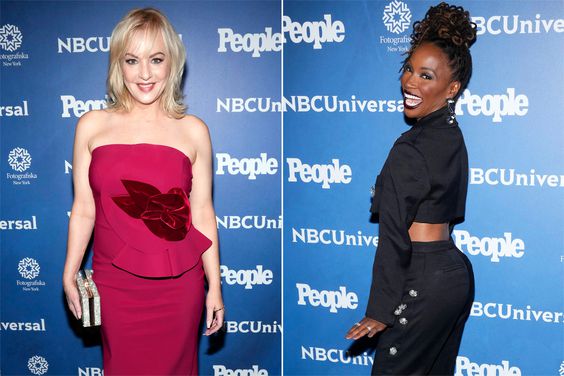 NBCUNIVERSAL UPFRONT EVENTS -- 2024 People and NBCUniversal Upfront Event from Fotografiska in New York City on Monday, May 13, 2024 -- Pictured: (l-r) -- Wendi McLendon-Covey and Shanola Hampton