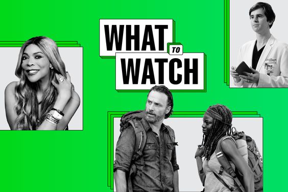 What to Watch collage of Andrew Lincoln and Danai Gurira in The Walking Dead: The Ones Who Live; Freddie Highmore in the The Good Doctor and Wendy Williams in Where Is Wendy Williams
