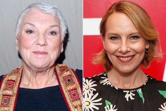 Tyne Daly and Amy Ryan for a story about Ryan replacing Daly in Doubt