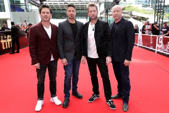 Ryan Peake, Daniel Adair, Chad Kroeger and Mike Kroeger of Nickelback attend the "Hate to Love: Nickelback" premiere during the 2023 Toronto International Film Festival at Roy Thomson Hall on September 08, 2023 in Toronto, Ontario.