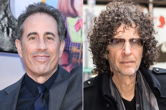 Jerry Seinfeld and Howard Stern